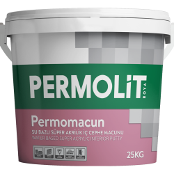 Permolit Permomacun Su Bazlı Süper Akrilik İç Cephe Macunu 10 kg
