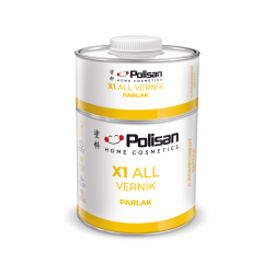 Polisan X1 All Vernik 600 g Mat uygulama örneği
