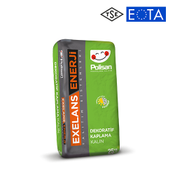 Polisan Exelans Enerji Hazır Dekoratif Kaplama 2 mm 25 kg