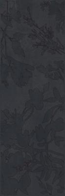 Çanakkale Seramik 40x120 Cement Antrasit Mat 3 Modül Floral Dekor
