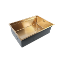 Crauf Vertice 4870 Evye Tek Gözlü 70x48 cm Imperial Gold (İpeksi Altın) uygulama örneği
