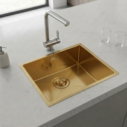 Crauf Stella 4444 Evye Tek Gözlü 44x44 cm Imperial Gold (İpeksi Altın) uygulama örneği