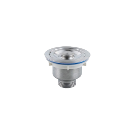 Crauf Tek Gözlü Eviye Sifon Takımı Platinum Satin (İnox)