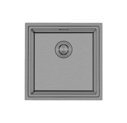 Crauf Vertice 4848 Evye Tek Gözlü 48x48 cm Velvet Grey (Mat Gri)