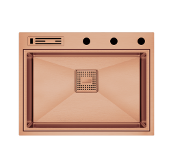 Crauf Lusso Secret 6391 Evye Tek Gözlü 64x49 cm Royal Bronze (Bakır)
