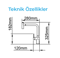 Crauf Lusso Smart 4035 Mutfak Bataryası Platinum Satin (İnox) uygulama örneği