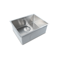 Crauf Stella 4460 Evye Tek Gözlü 60x44 cm Platinum Satin (İnox)