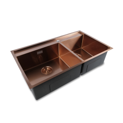 Crauf Poli Duo 6311 Evye Çift Gözlü 86x51 cm Royal Bronze (Bakır)