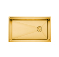 Crauf Vertice 4870 Evye Tek Gözlü 70x48 cm Imperial Gold (İpeksi Altın)