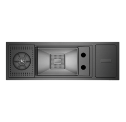 Crauf Lusso Barista 1035 Evye Tek Gözlü 79x27 cm Dark Graphite (Füme)