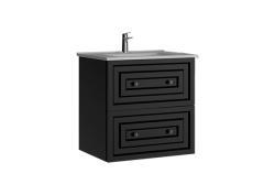 Creavit Kayra Çekmeceli Lavabo Dolabı 60cm Mat Antrasit