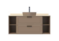 Creavit Perra Lav.d. 25+80+25cm İki Çek. Latte