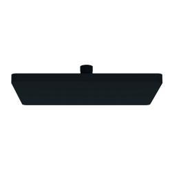 Creavit Kireç Kırıcılı Tepe Duşu (Kare) Mat Siyah