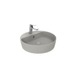 Creavit Loop Yuvarlak Çanak Lavabo Ø45 cm Cool Grey