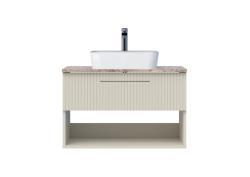 Creavit E10 Lav.Dlb.85cm 1Çekm.Raflı.Gra.Tez DAF Dafne