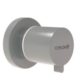 Creavit Aç Kapa Ara Kesme Valfi 1/2-1/2 PPR Cool Gri