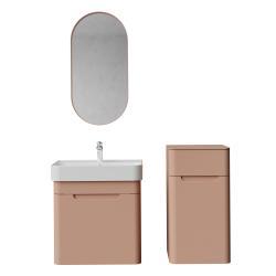 Creavit Colorit Lavabo Dolabı 60cm Şeftali Tüyü