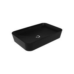 Creavit Ultra Tezgah Üstü Çanak Lavabo 60 cm Kömür Karası