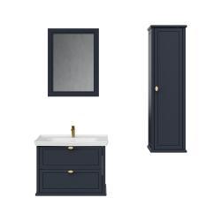 Creavit Antik Lav. Dlb. 100cm Kapaklı Antrasit