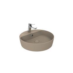 Creavit Loop Yuvarlak Çanak Lavabo Ø45 cm Mat Cappuccino