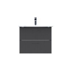 Creavit E10 Lav. Dlb. 65cm 2 Çekm. ANT Antrasit