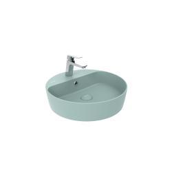 Creavit Loop Yuvarlak Çanak Lavabo Ø45 cm Nil Yeşili