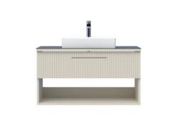 Creavit E10 Lav.Dlb100cm 1Çekm. Raflı CamTez DAF Dafne