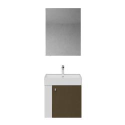 Creavit Font Lavabo Dolabı 50cm Bakır Beyaz Bakır BANYO TAKIM