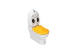Creavit Ducky Duvara Dayalı Klozet Sarı