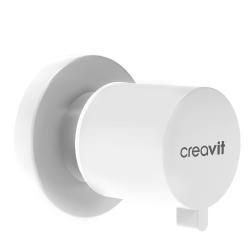 Creavit Aç Kapa Ara Kesme Valfi 1/2-1/2 PPR Mat Beyaz
