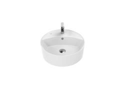 Creavit Nice 45cm Set Üstü Armatür Delikli Lavabo Beyaz
