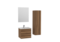 Creavit Alinda Boy Dolabı 40*40*160cm Açık Ceviz
