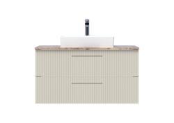 Creavit E10 Lav. Dlb. 100cm 2 Çekm.Gra.Tezg DAF Dafne