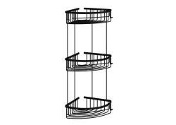 Creavit 18x18 Oval Üçlü Süngerlik Mat Siyah