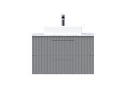 Creavit E10 Lav. Dlb. 85cm 2 Çekm. Gra.Tezg GRI