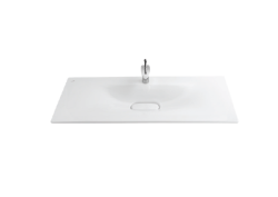 Creavit Drop Etajerli Lavabo 120 cm Beyaz