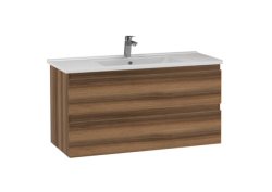 Creavit Alinda Lavabo Dolabı 100cm Açık Ceviz