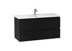 Creavit Alinda Lavabo Dolabı 100cm Parlak Siyah
