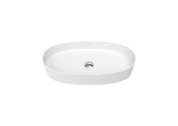 Creavit LOOP 70 cm Masaüstü Oval İnce Lavabo Beyaz