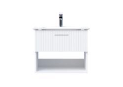 Creavit E10 Lav. Dlb. 65cm 1 Çekm. Raflı BYZ Beyaz