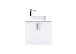 Creavit Perra Lavabo Dolabı 60cm Kapaklı Beyaz
