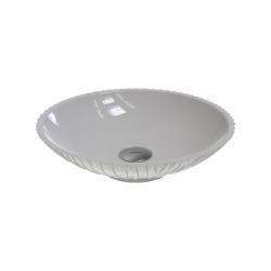 Creavit Savior 100% Geri Dönüşüm Tezgah Üstü Lavabo 45 cm -Dış Kısım Çöl Desenli