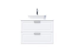 Creavit Perra Lavabo Dolabı 80cm İki Çek. Beyaz
