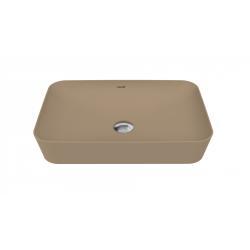 Creavit Ultra Tezgah Üstü Çanak Lavabo 60 cm Cappucino Mat
