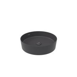 Creavit Loop Yuvarlak Çanak Lavabo 45 cm Mat Antrasit