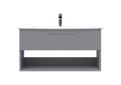 Creavit E10 Lav. Dlb. 100cm 1 Çekm. Raflı GRI