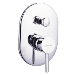 Creavit Ankastre Duş Armatürü Çift Su Çıkışlı Krom BT.DFC2398