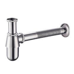 Creavit Lavabo Sifon 33cm Metal Körüklü Krom