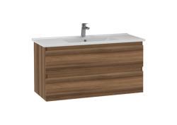 Creavit Alinda Lavabo Dolabı Tablalı 100m Açık Ceviz