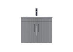 Creavit E10 Lav. Dlb. 65cm Kapaklı GRI